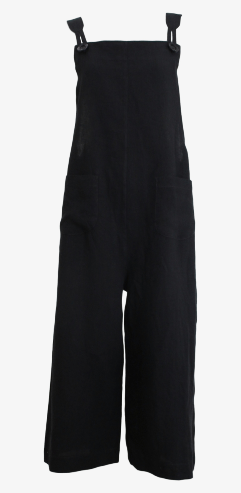 Black Jumpsuit With Buttons, transparent png download
