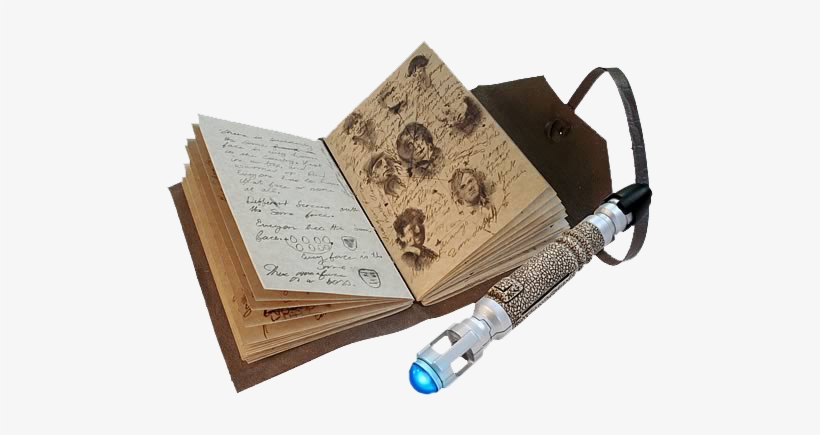 Journal Of Impossible Things And Mini Sonic Screwdriver - Doctor Who The Journal Of Impossible Things, transparent png download