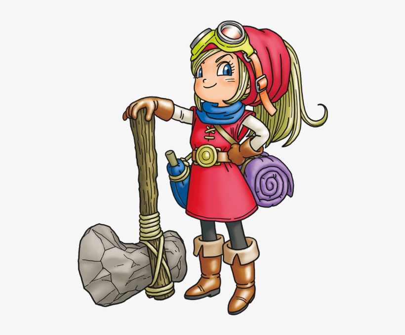 Dragon Quest Builders Girl Builder - Dragon Quest Builders Artwork, transparent png download