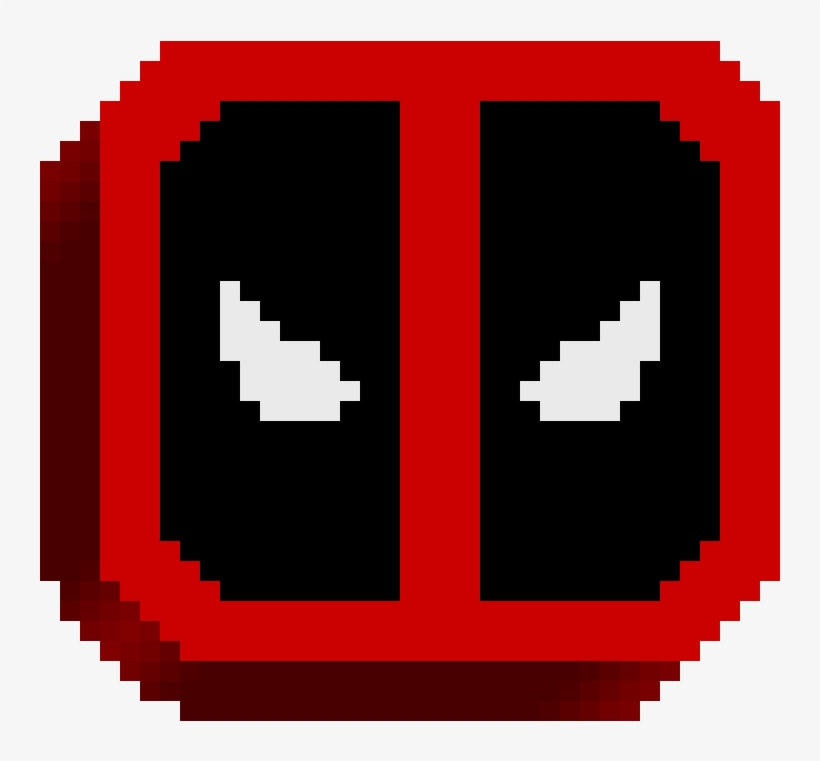 Deadpool Yt Logo Reduced Size - Deadpool En Pixel, transparent png download
