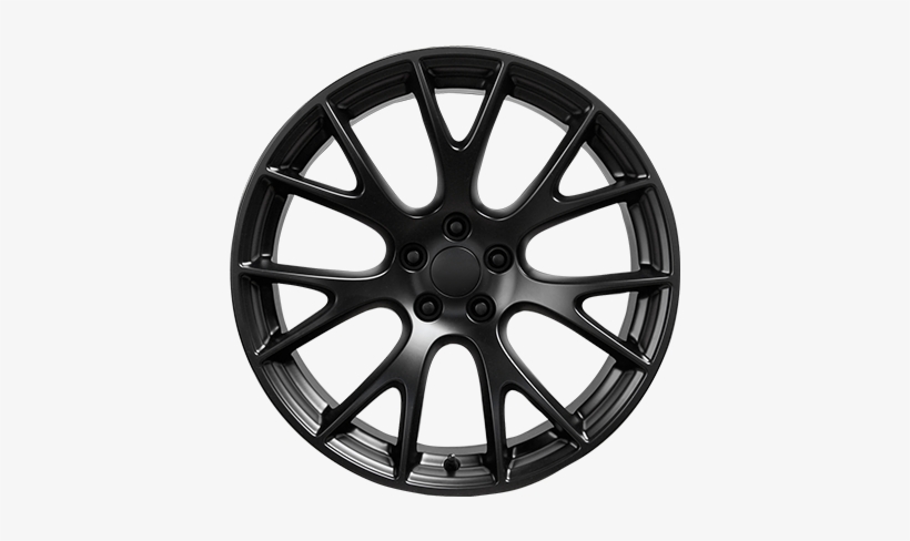 V1180 Hellcat - Satin Hellcat Charger Replica Wheels, transparent png download