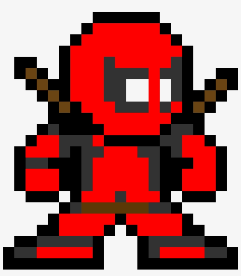 Deadpool - Deadpool Piskel, transparent png download