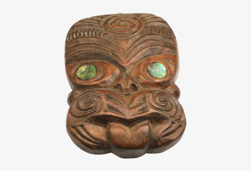 Maori Tiki Warrior Mask - Maori Tiki No Background, transparent png download
