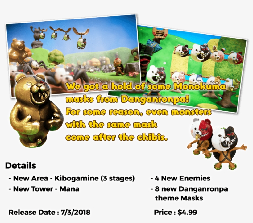 A Brand New Adventure Awaits The Tiki Tribe - Pixeljunk Monsters 2 Danganronpa, transparent png download