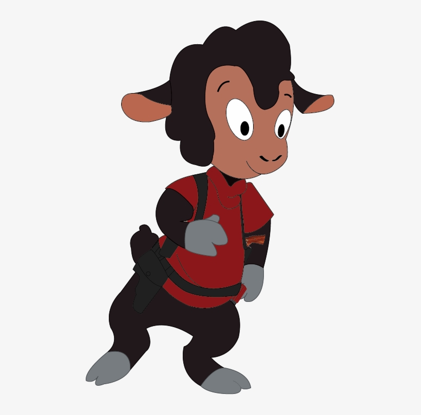 Blackie - Blackie The Sheep Cartoon, transparent png download