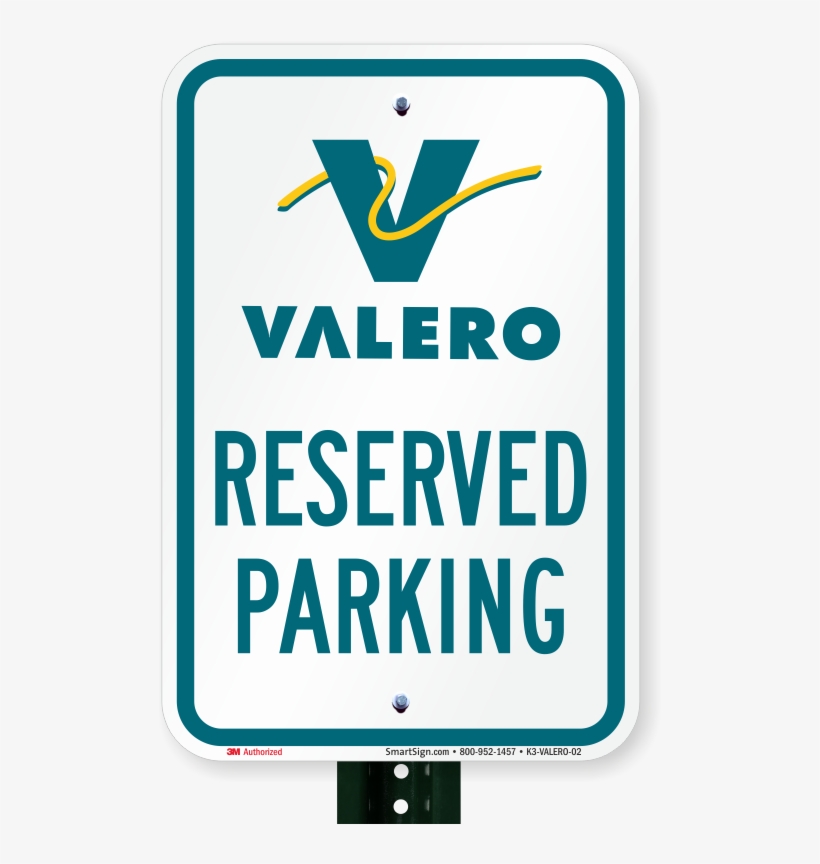 Reserved Parking Sign, Valero - Starbucks Parking Sign, transparent png download