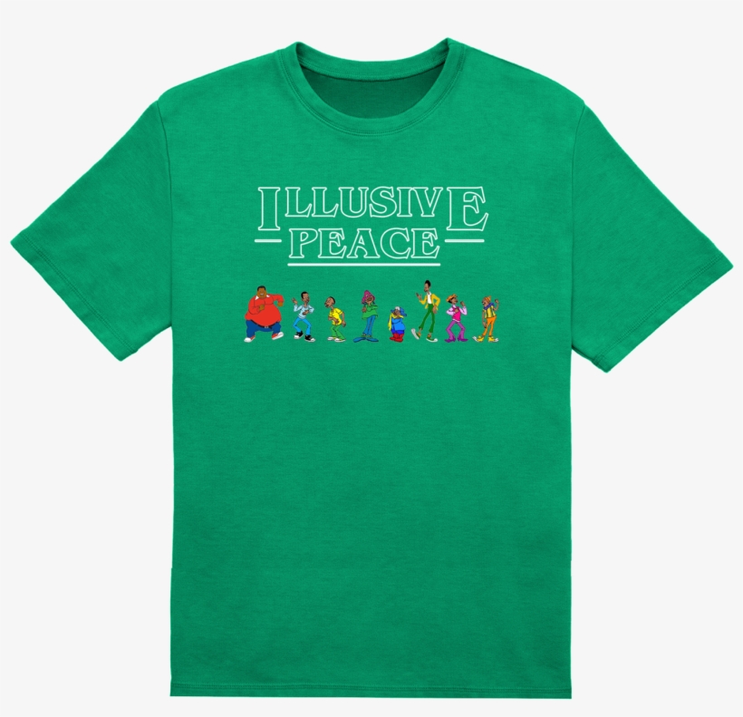 Home / Illusive Peace / Illusive Peace Green Fat Albert - Irish Yoga T Shirt, transparent png download