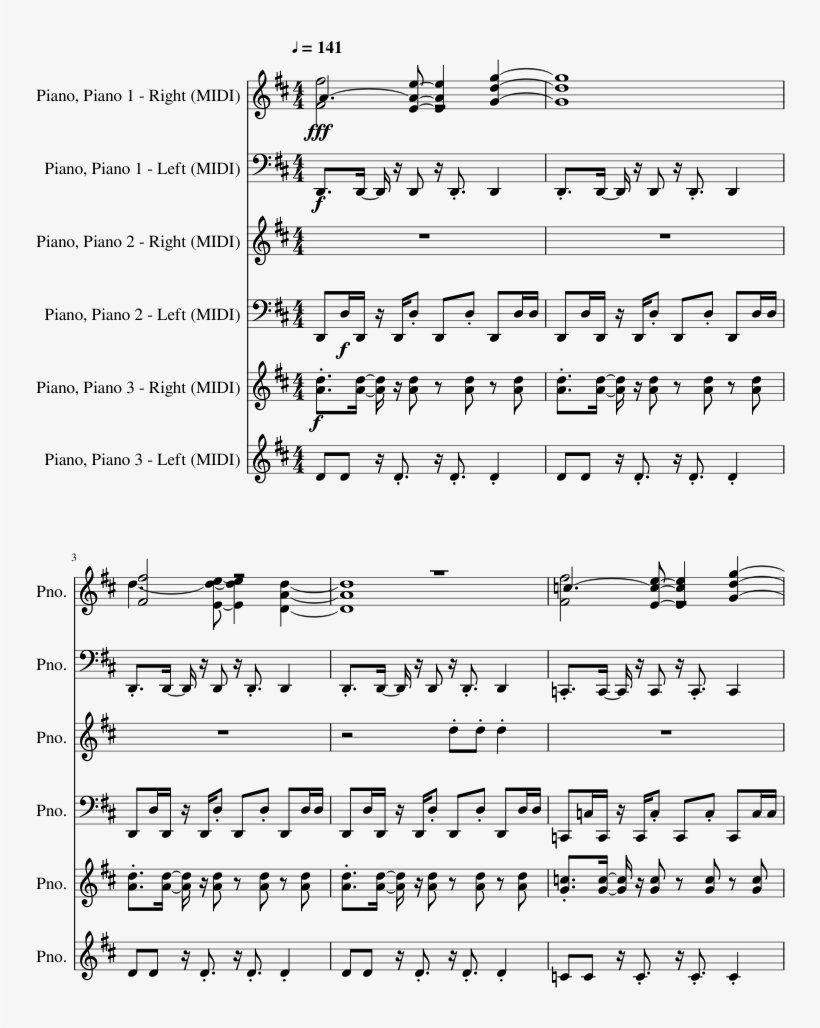 Lg-123700468 Sheet Music 1 Of 17 Pages - Music, transparent png download