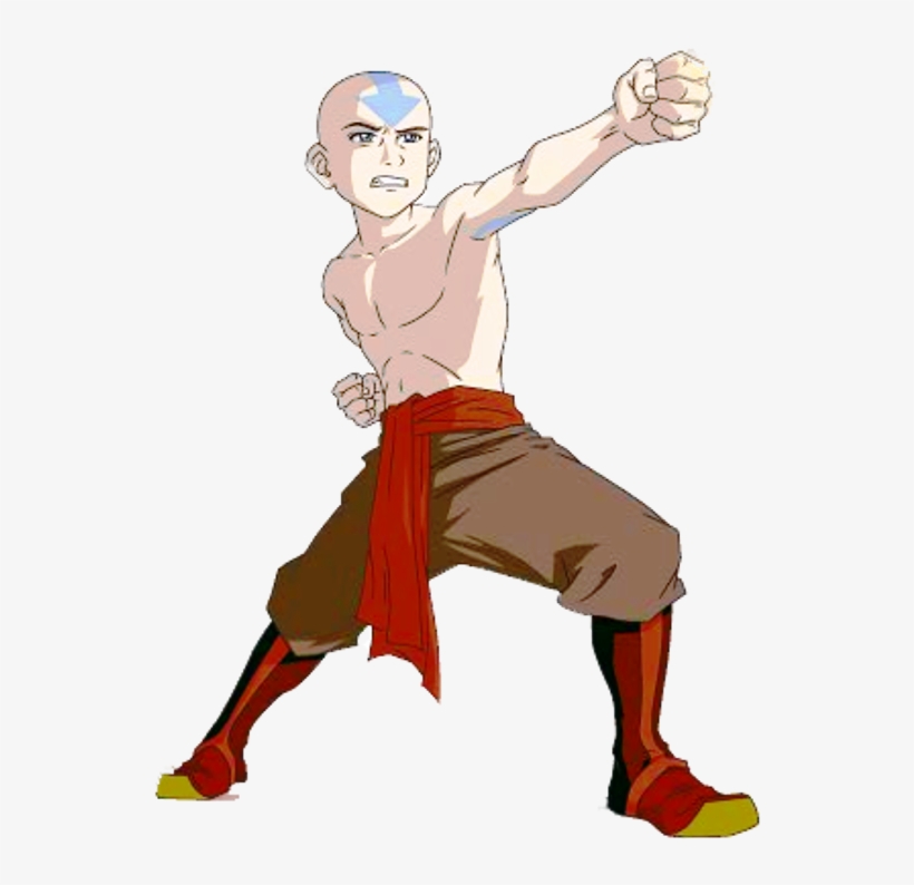 Aang Doing Practise-ynb619 - Avatar The Last Airbender Png, transparent png download