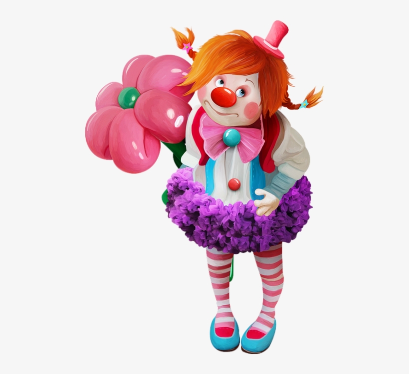 Clown Png, Fleur - Clown, transparent png download
