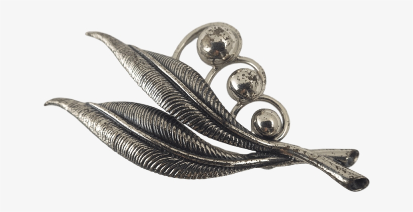 Danecraft Sterling Silver Fern Leaf & Berry Pin - Jewellery, transparent png download