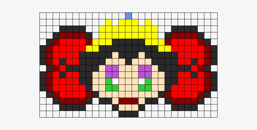 Evil Queen Hair Bow Perler Bead Pattern / Bead Sprite - Perler Bead Patterns Bow Tie Pinkie Pie Designs, transparent png download