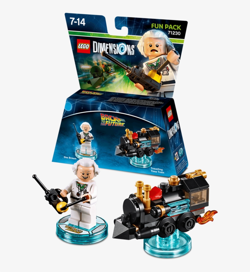 Players Can Bring Up To Seven Characters, Vehicles - Lego Marty Mcfly Dimensions, transparent png download
