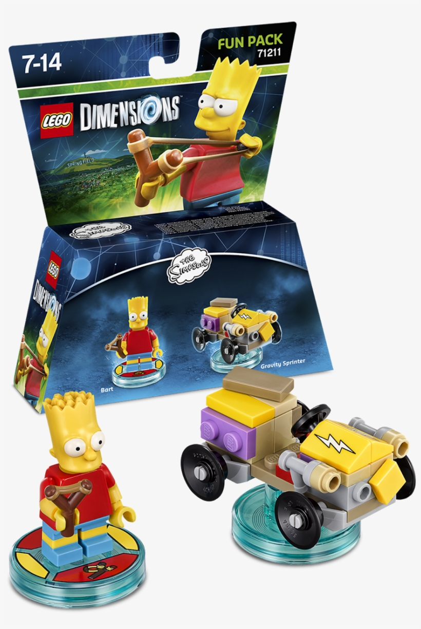 Follow Lego Dimensions At - Lego Dimensions Bart Simpson, transparent png download