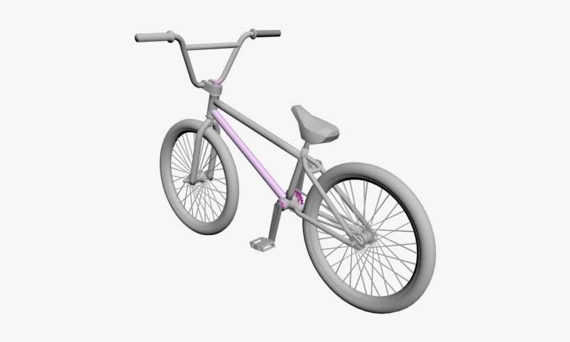 Decided To Work On My Very Old Bmx Model That I Made - Bmx Bike, transparent png download
