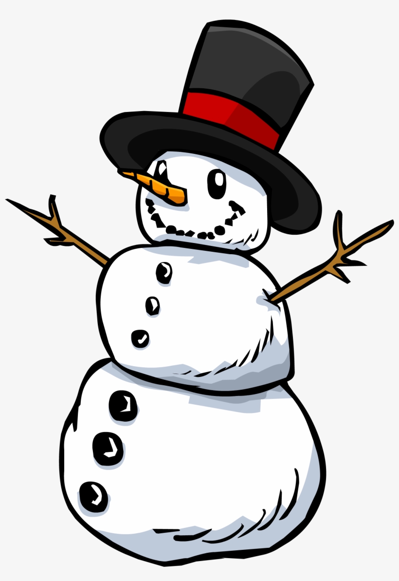 Snowman Sprite 004 - Club Penguin, transparent png download