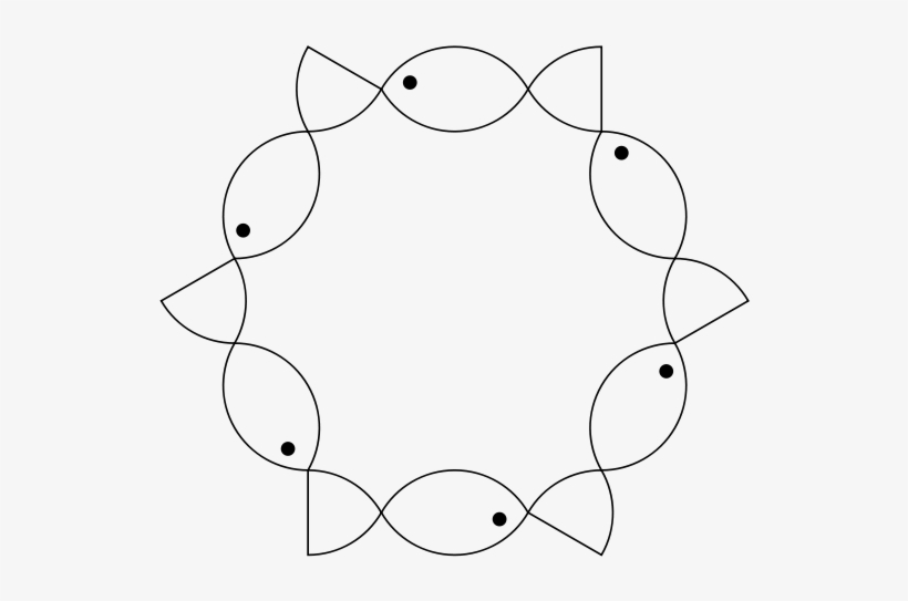 6 Fish Hexagon Clipart Png - Fish, transparent png download