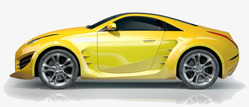 Yellow Sports Car Png - Png Effect Car, transparent png download