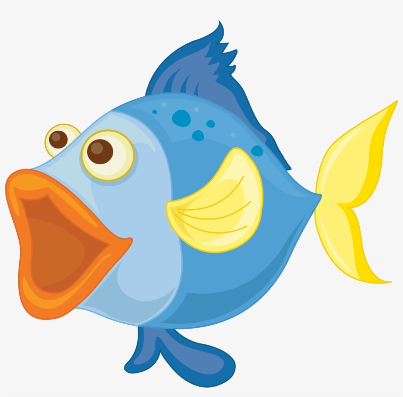 深蓝色大嘴鱼 Blue Fish Drawing Fish Lips Cartoon Png Image Transparent Png Free Download On Seekpng