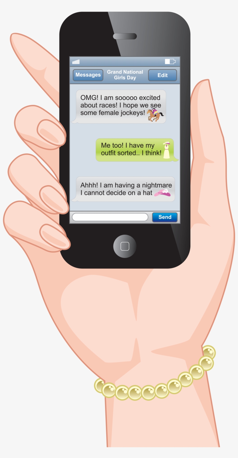 Ladies Day Emojis - Iphone, transparent png download