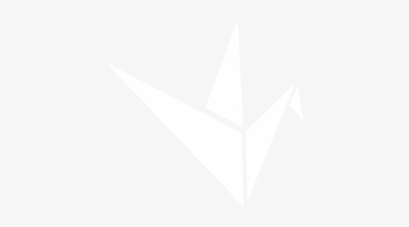 Origami And Design - Origami Crane Logo, transparent png download