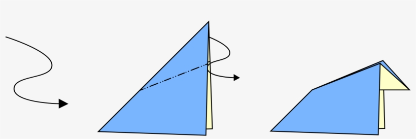 Adorable Reverse Fold Origami - Inside Reverse Fold Origami, transparent png download