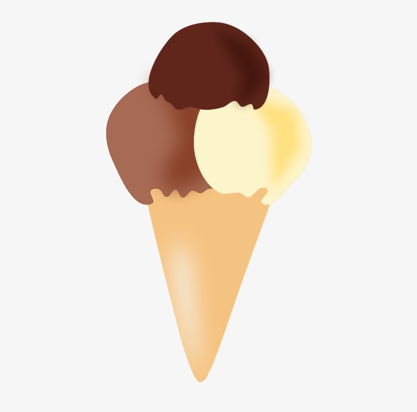Free Vanilla Ice Cream - Vector Ice Cream Png, transparent png download