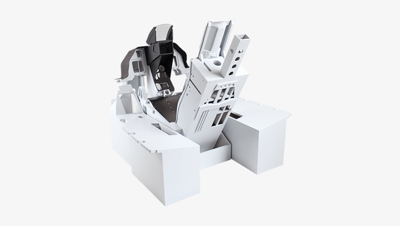 Background Assembled F-16 Cockpit Simulator Frame - Flight Simulator, transparent png download