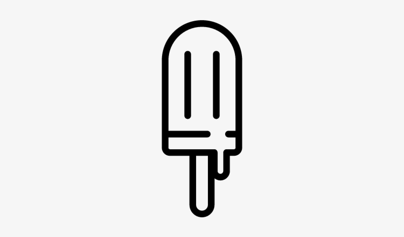 Melting Ice Cream Vector - Melting Ice Cream Icon, transparent png download