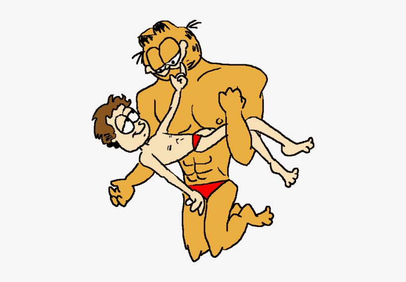 Garfield - Yaoi - Garfield Yaoi, transparent png download