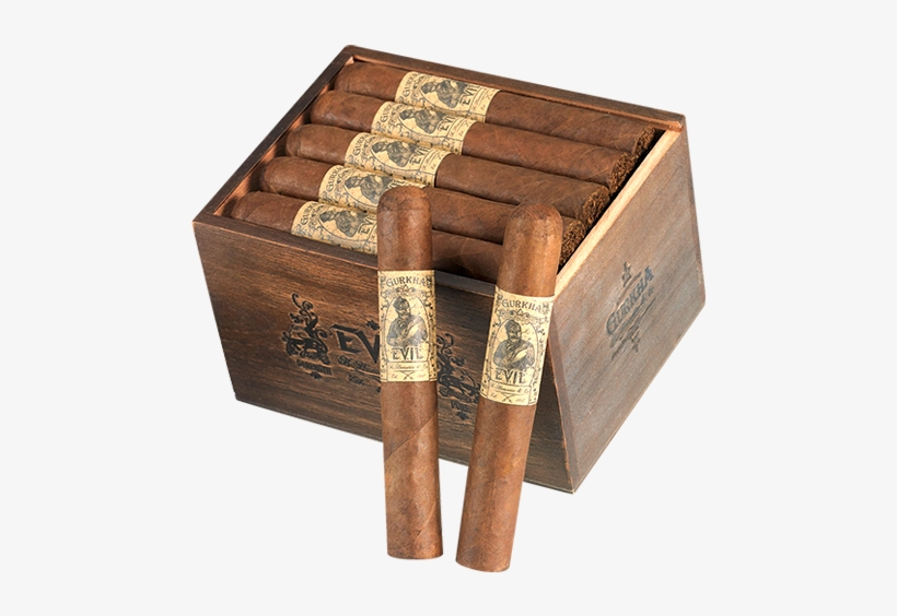 Brazilian Mata Fina Wrapper, Accompanied By A Perfect - Gurkha Evil Cigar, transparent png download