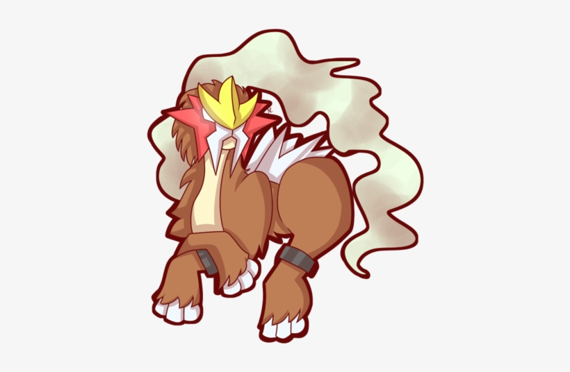 Entei's History - Art, transparent png download