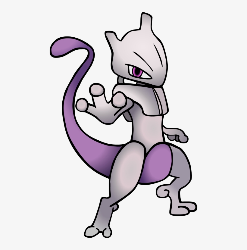 “ While Waluigi Was Revealed First, Mewtwo Was Actually - Cartoon, transparent png download