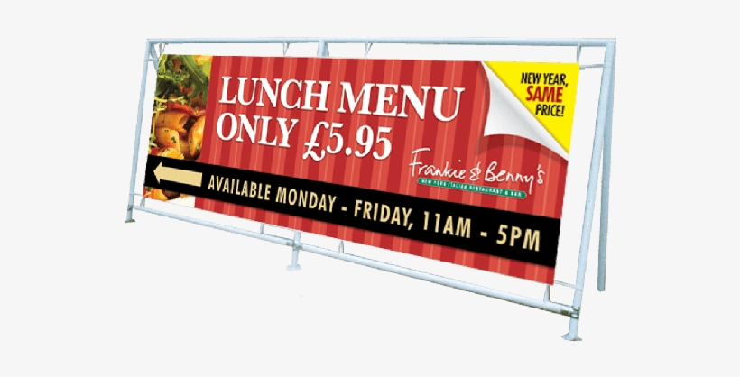 Double Sided Banner Frame K7 Heavy Duty Banner Frame Png Image