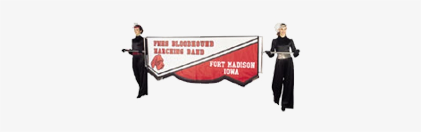 Supreme Banner Frame 8 Marching Band Banner Carriers Png Image