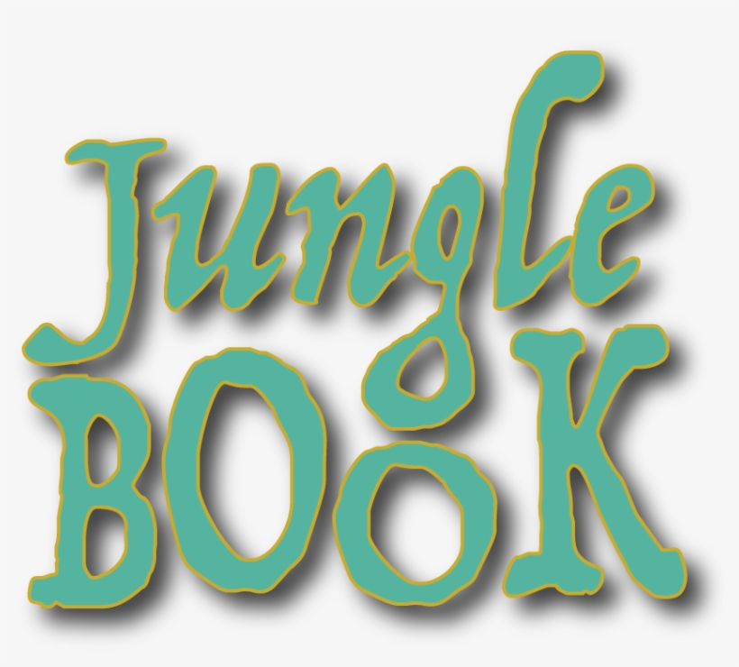 Jungle Book Title Trimed - Graphic Design, transparent png download