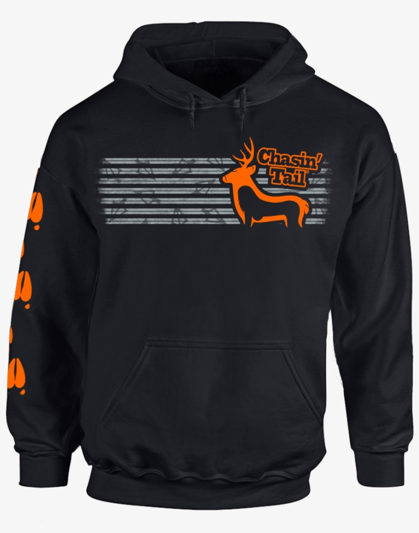 Mule Deer Striped Hoodie - Chasin Tail Sweatshirt, transparent png download