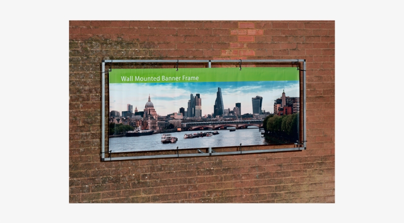 This Aluminium Banner Frame Provided With A Heavyweight Banner
