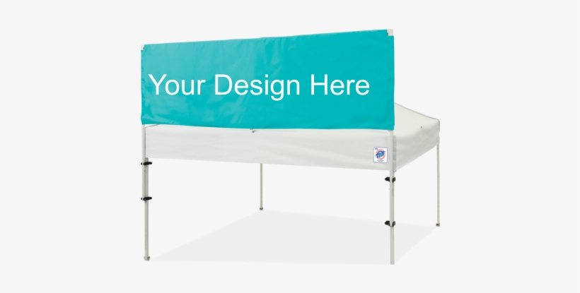 Sky Banner Frames Are Used With Rail Skirts For Advertsing - Ez Up Sky Banner, transparent png download