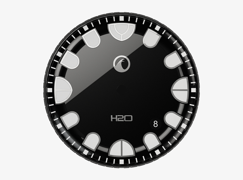 Dial 1 / High Glossy Black - Watch, transparent png download