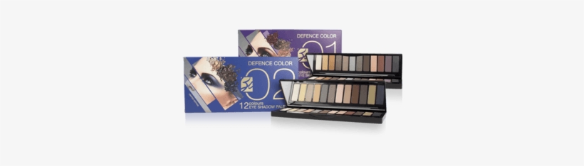 12 Colours Eyeshadow Palette - Bionike - Defence Color Palette Occhi, transparent png download