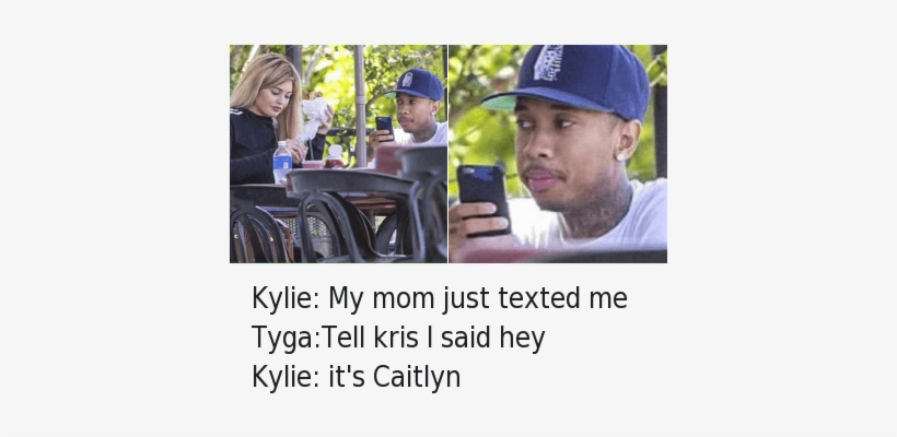 Tyga Kylie Jenner Memes Ideas - Kylie Jenner And Tyga Memes, transparent png download