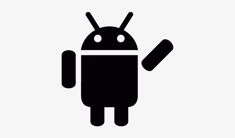 Android With Arm Lifted Vector - Android Vector, transparent png download