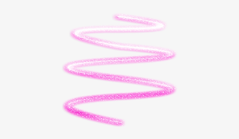 Pink Glowing Sparkle Swirl - Glowing Sparkle, transparent png download