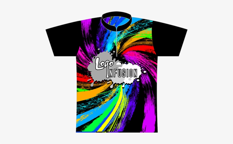 Logo Infusion Crayon Swirl Express Dye Sublimated Jersey - Dye-sublimation Printer, transparent png download