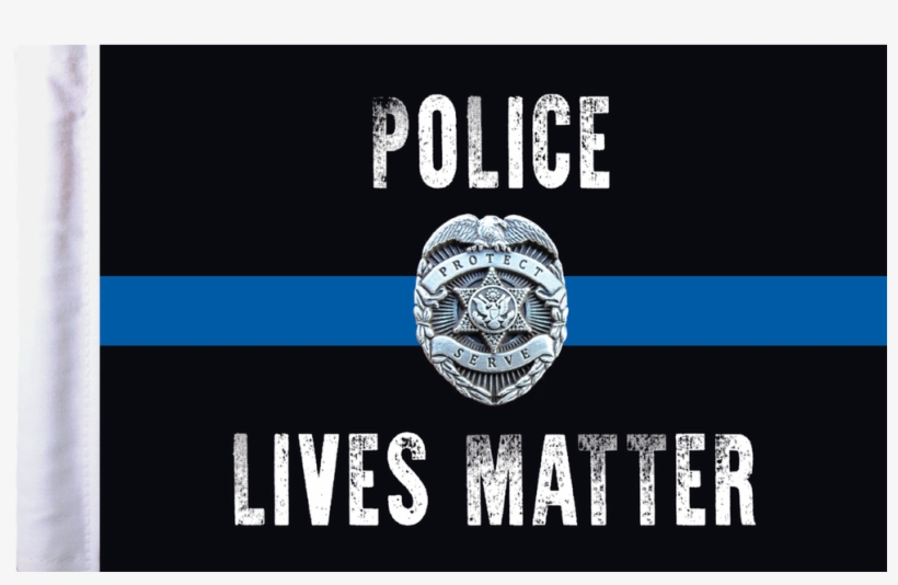 Pro Pad Police Lives Matter Motorcycle Flag - 6" X, transparent png download