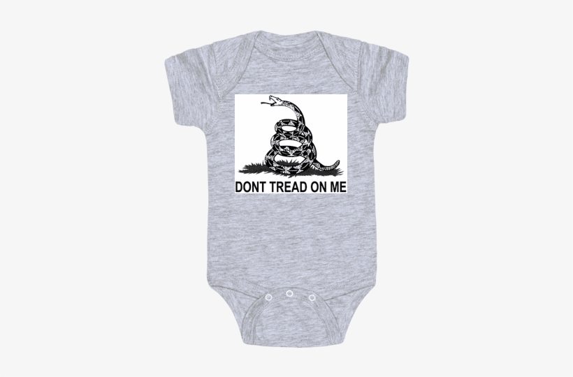 Gadsden Flag Baby Onesy - Don T Tread On Me, transparent png download