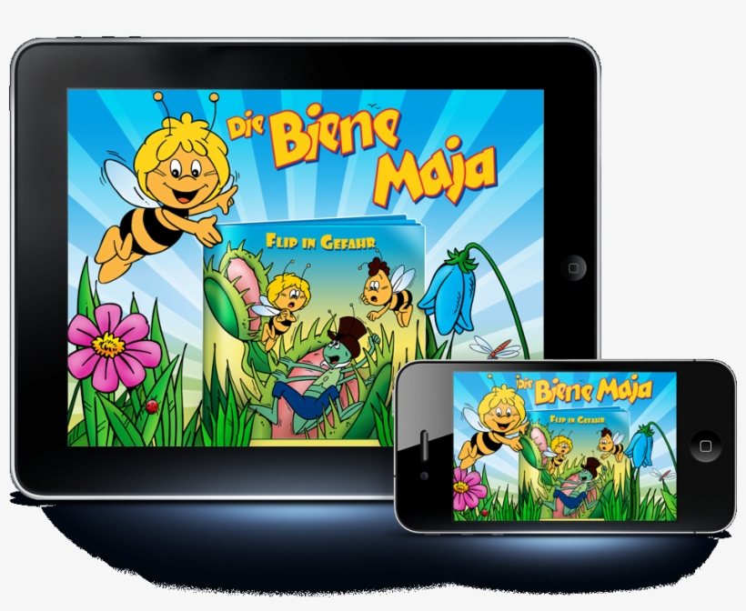 Maya The Bee, Flip In Gefahr, Ipad & Iphone Application - Biene Maja - Mein Puzzlebuch, Flip In Der Falle, transparent png download