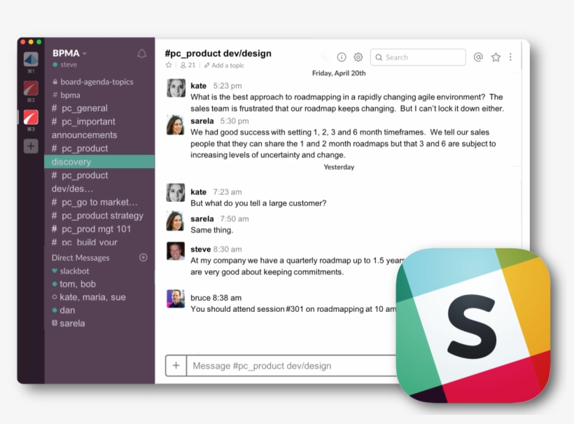 Productcamp Boston 2018 Will Be Using Slack For Coordination - Computer Program, transparent png download