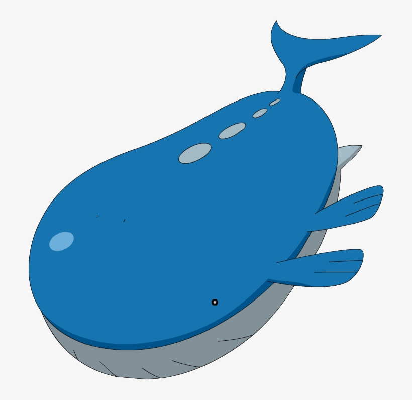 Sperm Whale Clipart Immense - Pokemon Wailord, transparent png download